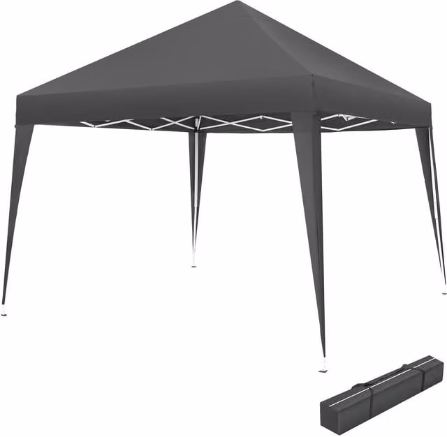 tectake Gazebo Linosa Grey, W/D/H: 300 x 300 x 225 cm