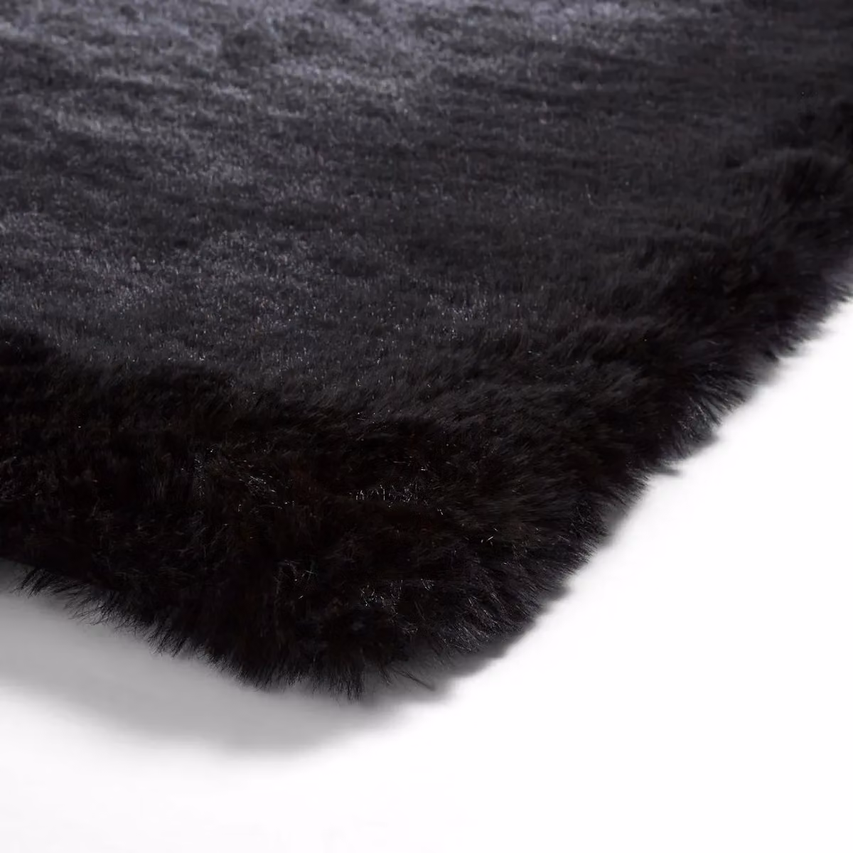 The Rug Shop UK Modern Shaggy Black Area Rug, W: 150 cm, L: 230 cm – 6