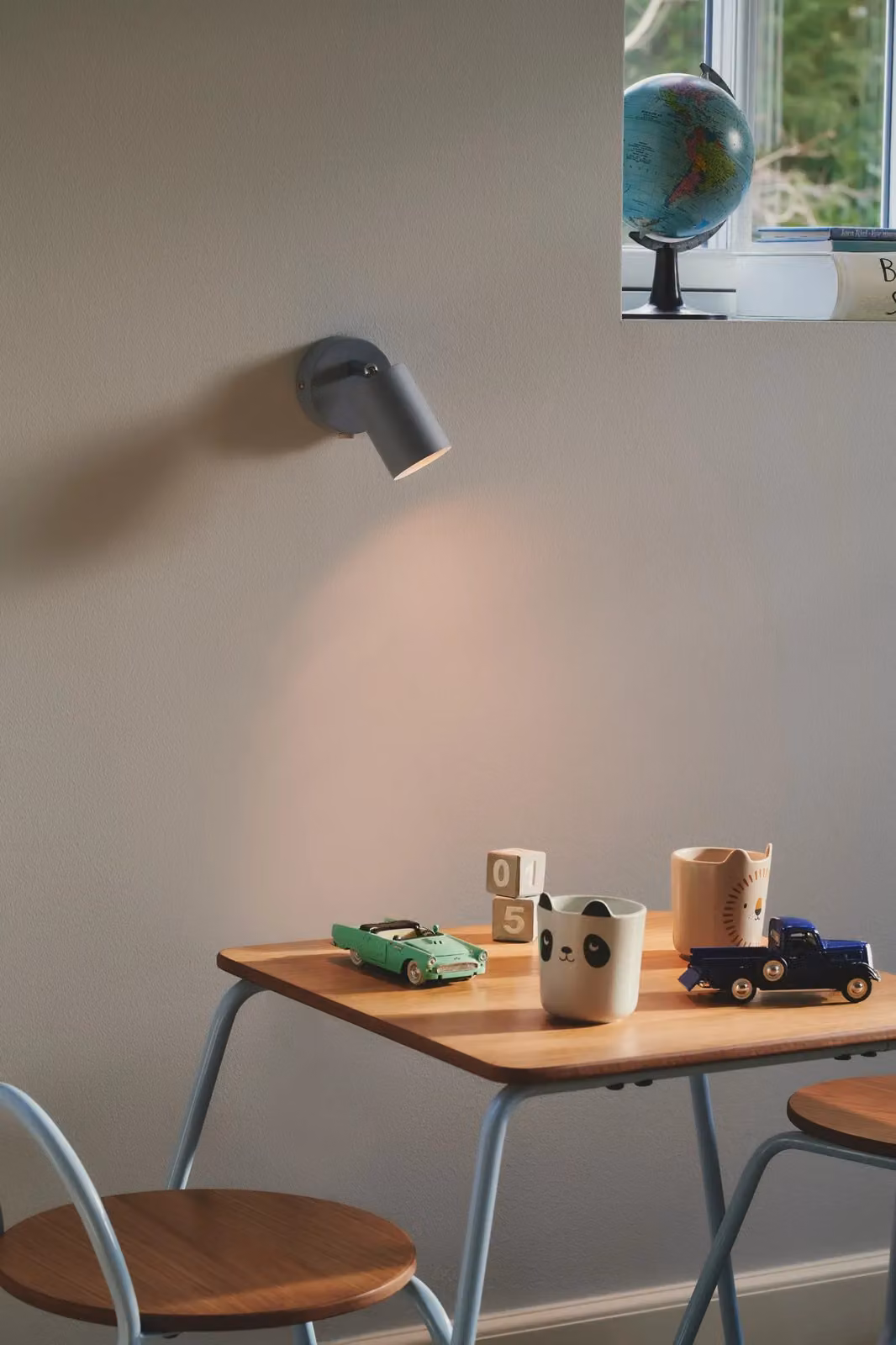 Nordlux Explore Blue Metal Wall Light for Bedrooms and Childrens Rooms with GU10 Socket and Mains Connection – 3