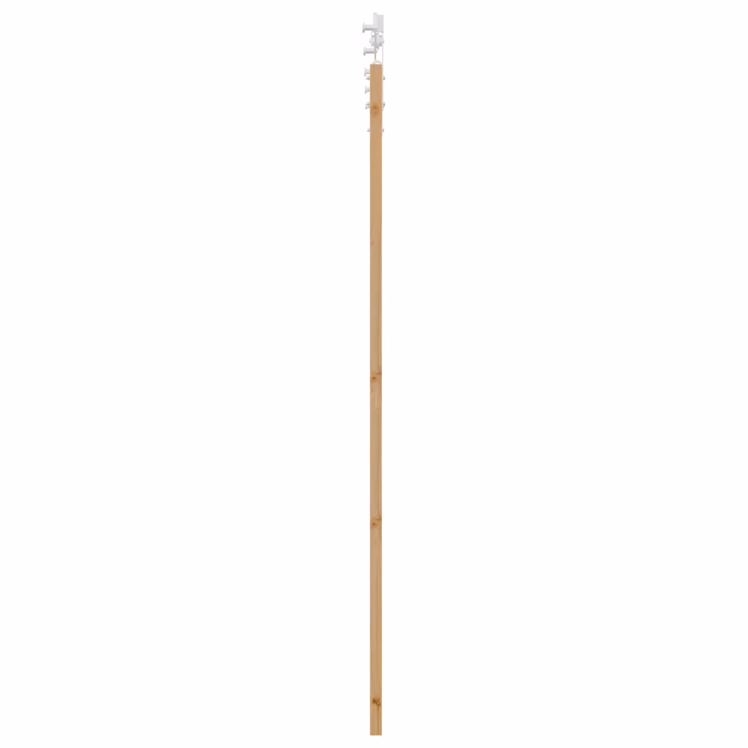 Berkfield Home Modern Sliding Door with Hardware Set in Beige Solid Wood Pine, W: 73.5 cm, H: 211 cm – 2