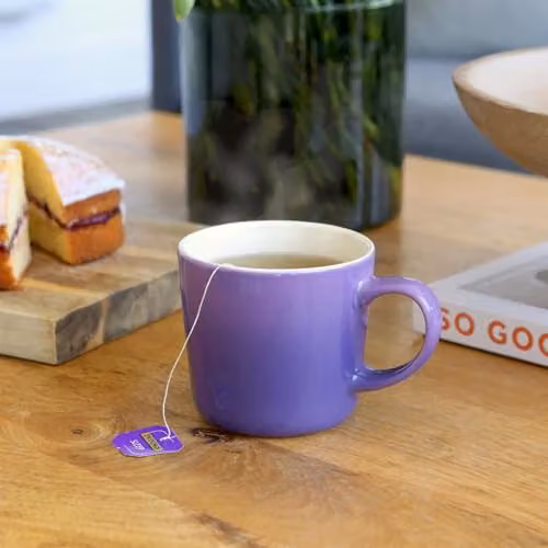 Argon Tableware Purple Ombre Coffee Mugs, Set of 4, 330ml New Bone China Ceramic Mugs – 4
