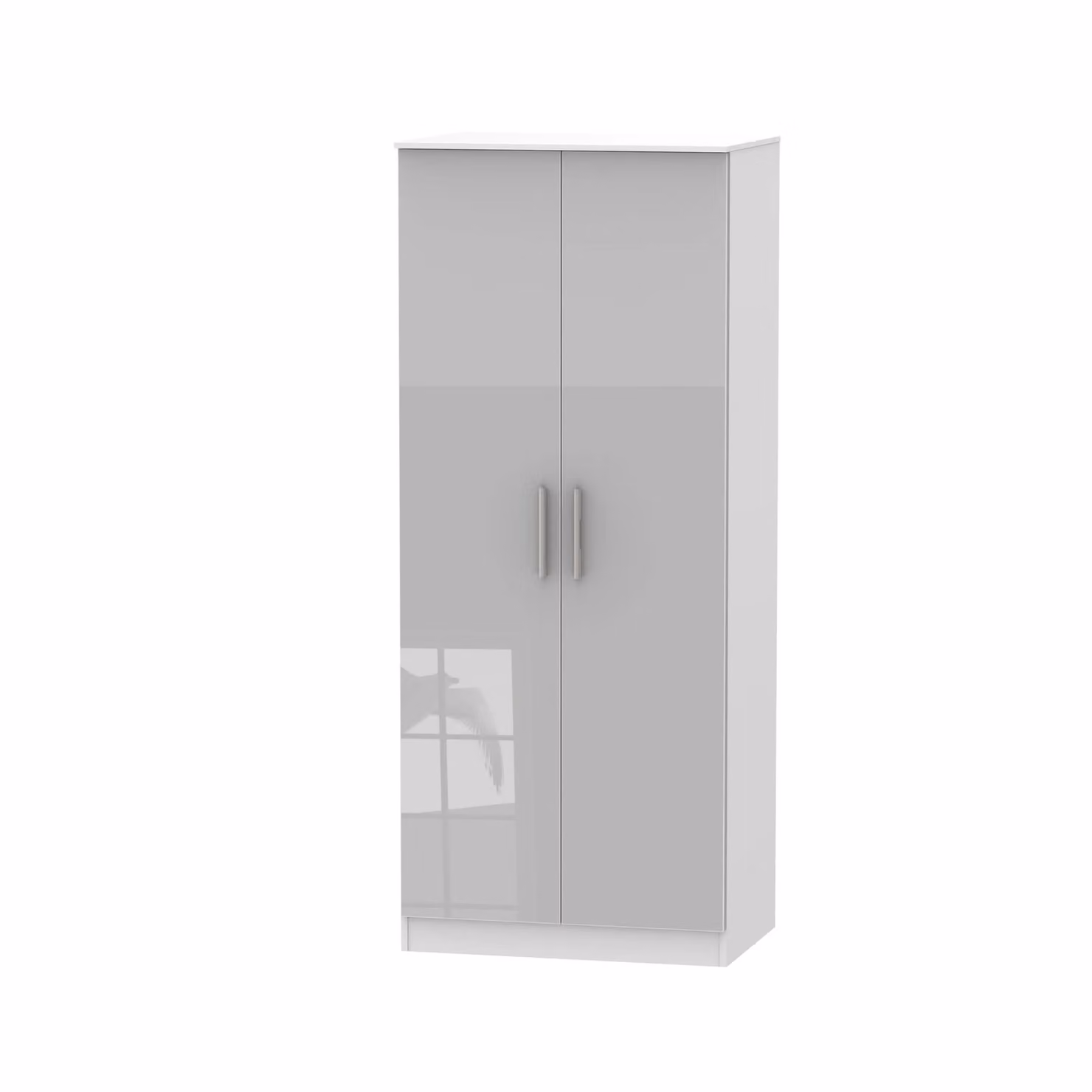 Ready Assembled 2 U Trent 2 Door Wardrobe in Mid Grey – 2