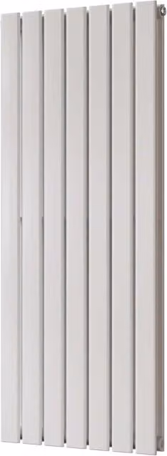 UK Radiators Typhoon White Vertical Designer Radiator, W: 47.6 cm, H: 120 cm – 1
