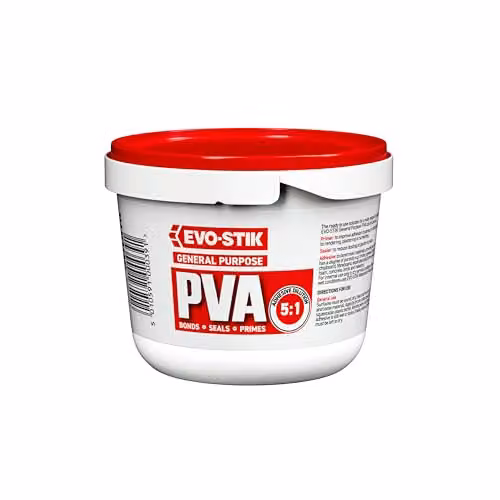 Evo-Stik PVA Synthetic Resin Wood Bonding Adhesive, 500ml, White – 1