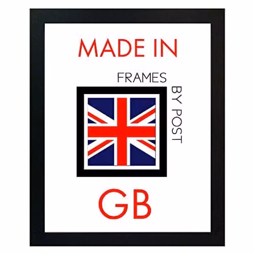 Frames & Mirrors 4U Crown Black Wooden Rectangular Single Tabletop Picture Frame 10x15 cm – 5