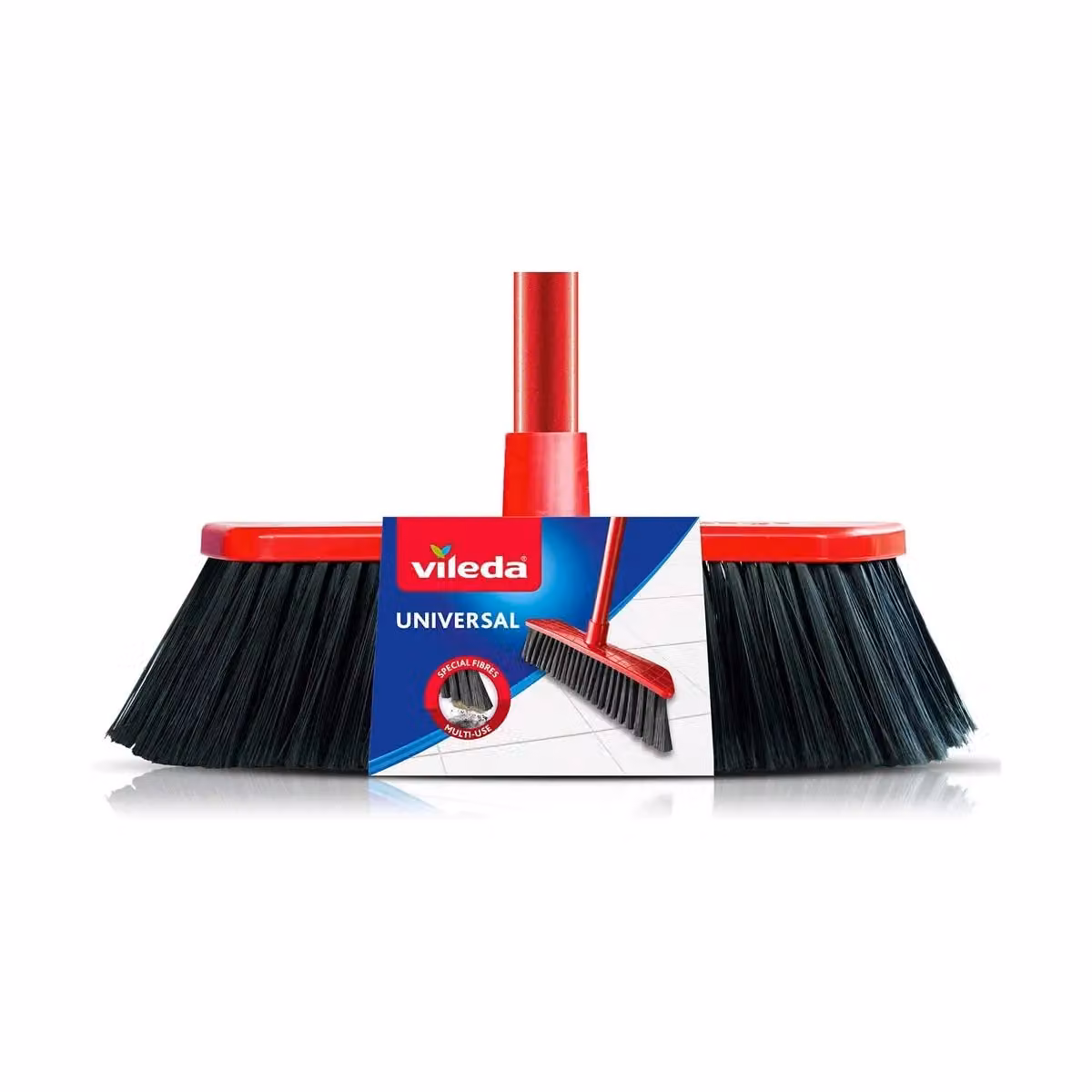 Vileda Universal Style Indoor Broom in Red and Multicolour – 2