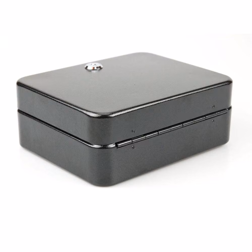 SPETLEK Lockable Metal Key Storage Cabinet in Matt Black – 3