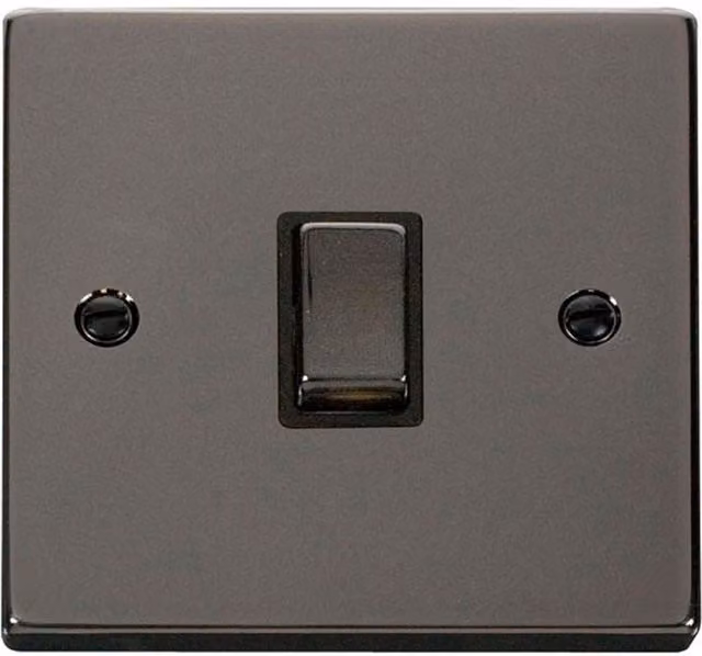 SE HOME Black Surface Mount Switch Plate