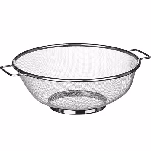 Orsina Zenigo 20 cm Fine Mesh Stainless Steel Sieve in Silver with Side Handles – 1