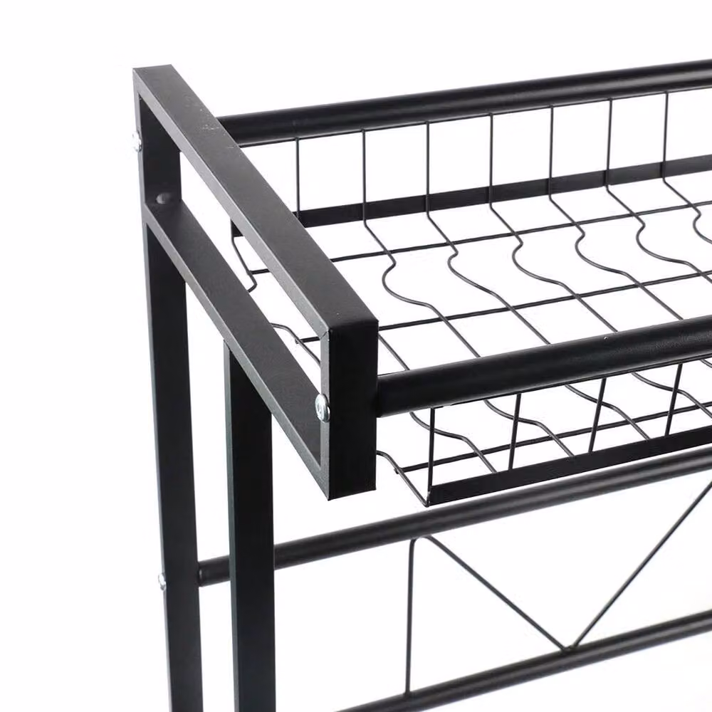 FLAVORA 1 Tier Expandable Over The Sink Dish Drying Rack in Black, W: 100 cm, D: 60 cm – 4