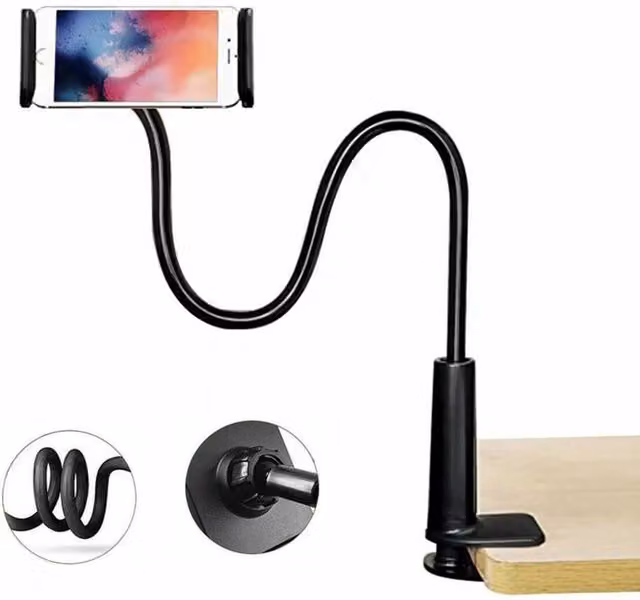 SPETLEK Long Lazy Arm Mobile Phone Holder in Black