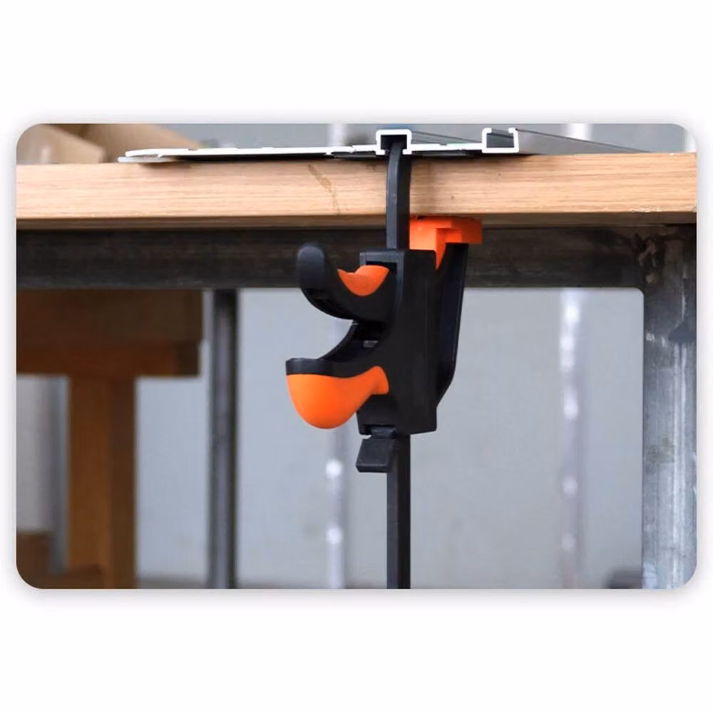 FLAVORA 2 Pack Quick Release Clamps for Track Saw Woodworking Guide in Black – 5