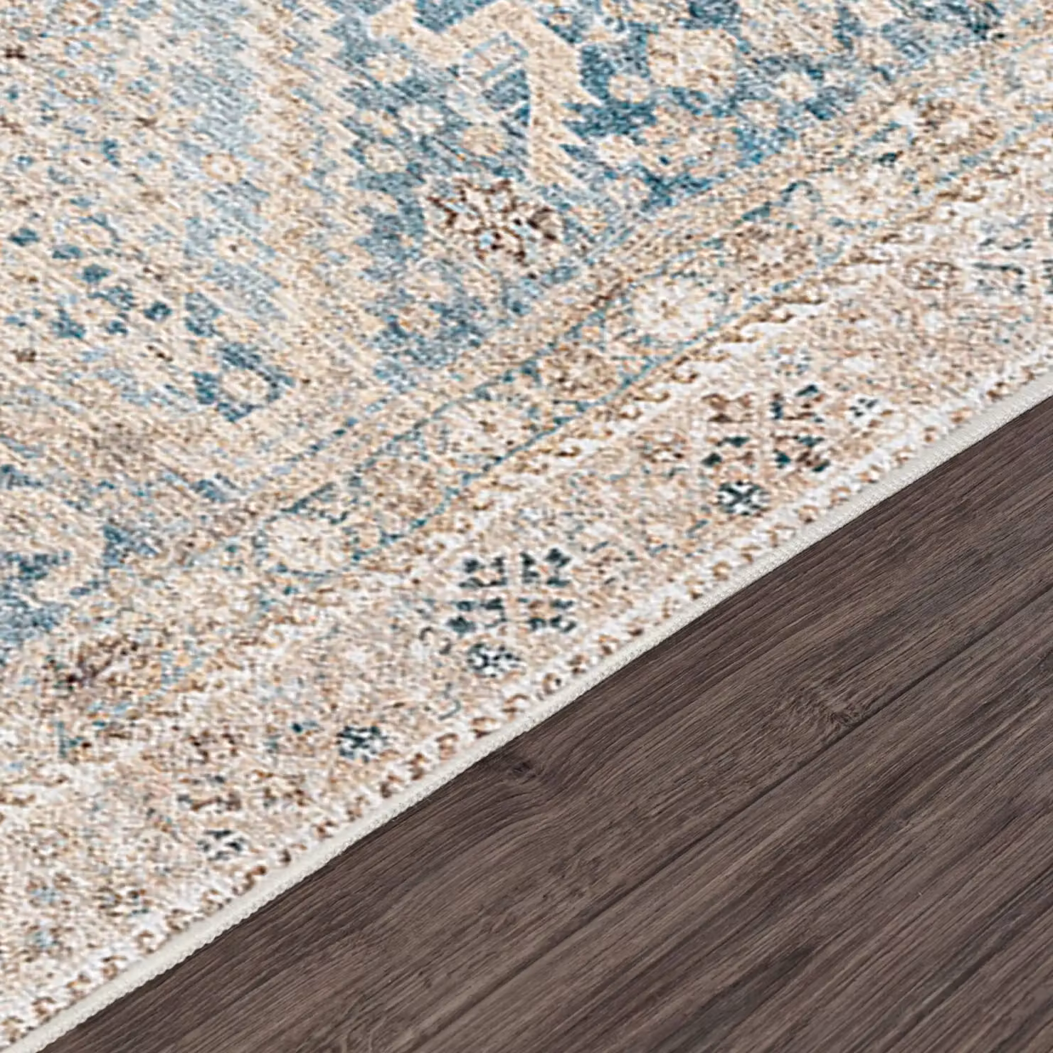 Livabliss Marlene Traditional Boho Living and Dining Rug in Green and Beige, W: 160 cm, D: 210 cm – 2