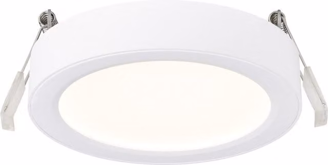 Nordlux Sóller Recessed LED Downlight, White Plastic, IP44, Dimmable, 3000K