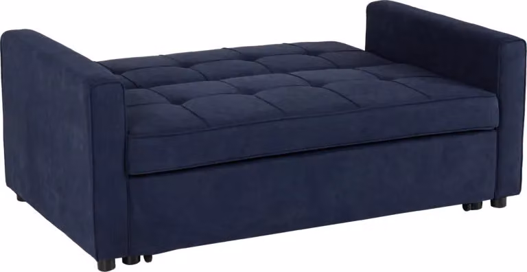 Furnishings For Less UK Astoria 2 Seater Fabric Manual Sofa Bed in Grey or Blue – 2