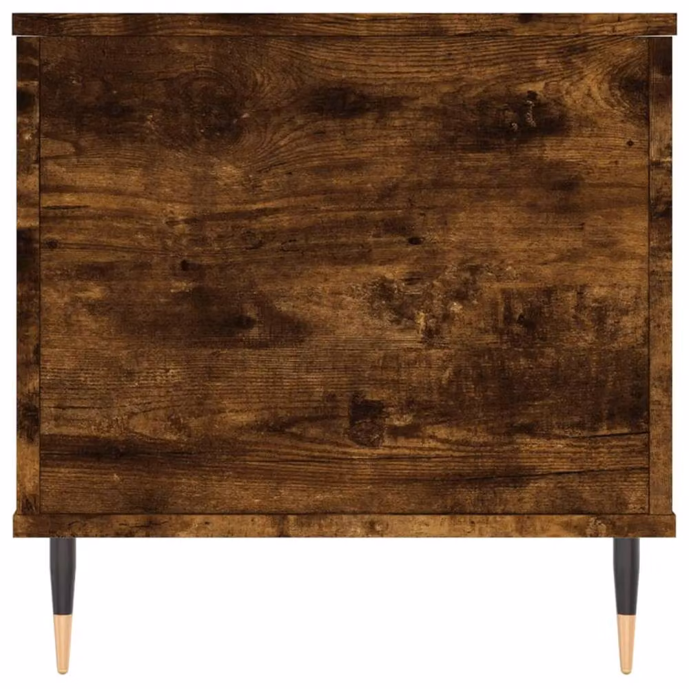 Berkfield Home Smoked Oak Coffee Table in Brown, W: 90 cm, D: 44.5 cm, H: 45 cm – 4