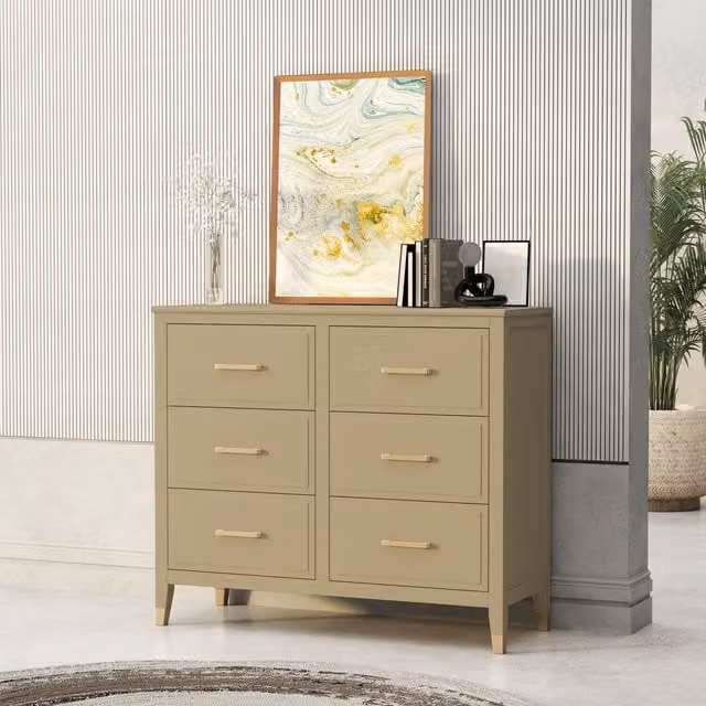 Palazzi 6 Drawer Chest in Clay