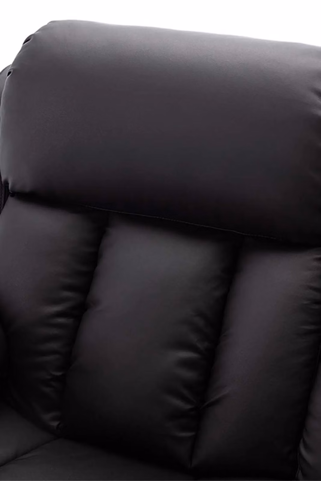 More4Homes Chester Electric Recliner 1+3 Seater Sofa Set in Black Bonded Leather – 3
