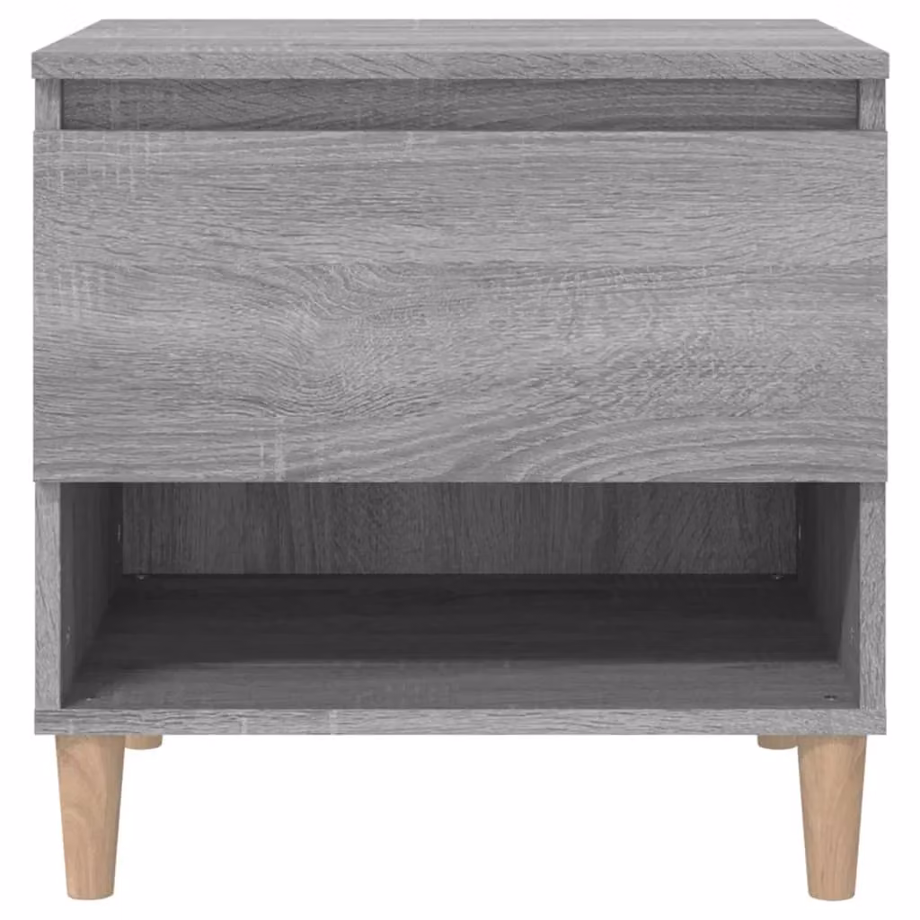 Berkfield Home Set of 2 Grey Sonoma Bedside Tables, W/D/H: 50 x 46 x 50 cm – 3
