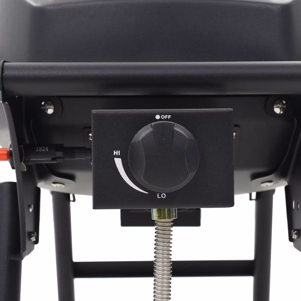 Berkfield Home Portable Tabletop Propane Gas BBQ Grill with Cooking Zone, Black – 6