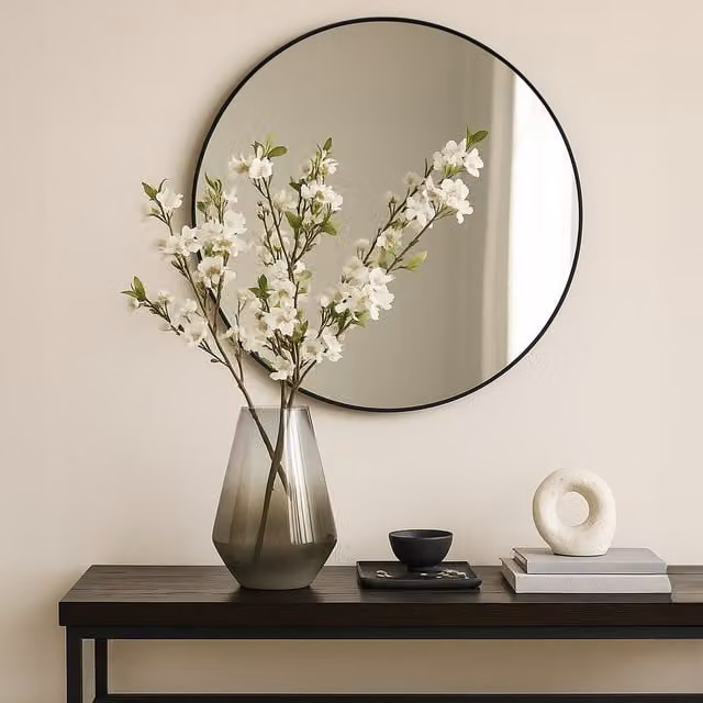 Interiors by Premier Silas Brown Glass and Ceramic Tabletop Vase in Brown and Grey