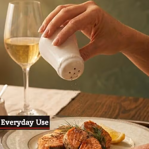 Orsina White Porcelain Pepper Shaker – 5