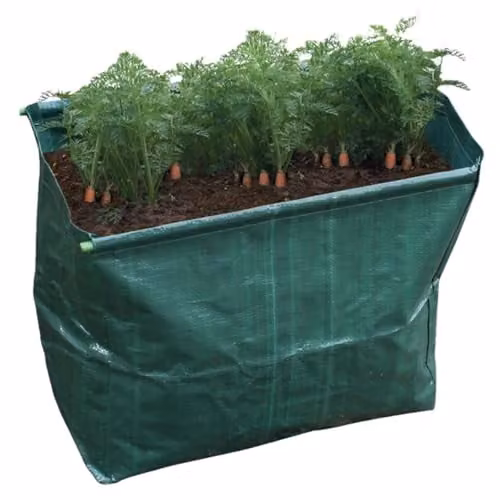 mysmartbuy Set of 2 Green Carrot Planter Grow Bags with Drainage Holes, H40 x W45 x D27 cm – 2