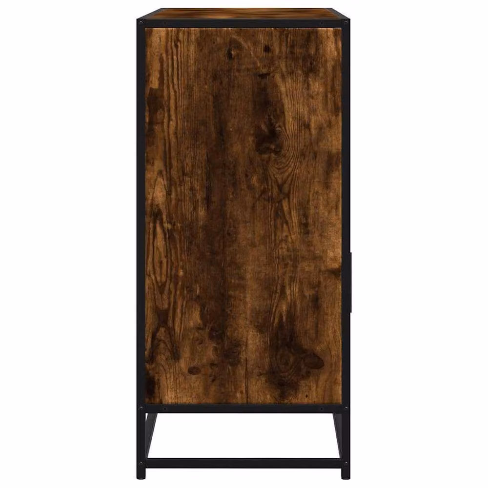 Berkfield Home Smoked Oak Sideboard in Brown, W/D/H: 100 x 35 x 76 cm – 4
