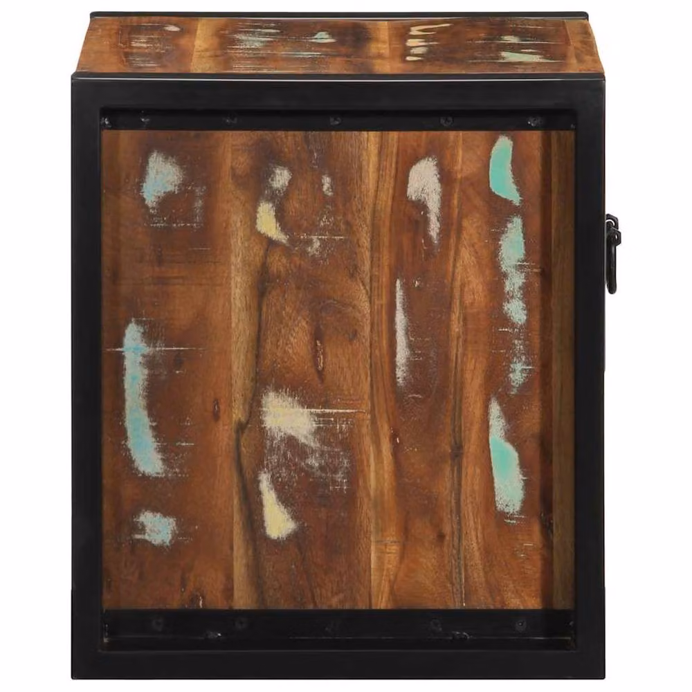 Berkfield Home Sturdy Solid Wood Bedside Cabinets, 2 Pack, Multicolour, W/D/H: 40 x 35 x 40 cm – 5