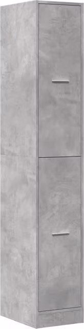 Berkfield Home Elegant Apothecary Cabinet in Concrete Grey, W/D/H: 30 x 41 x 174.5 cm