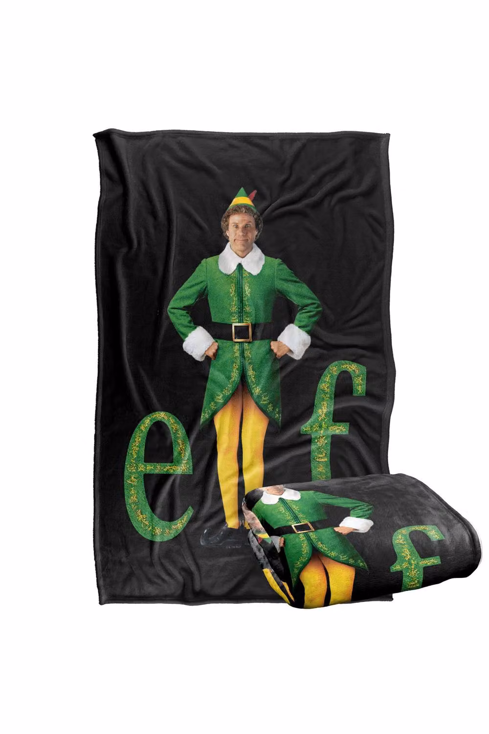 Warner Bros. Elf Large Multicolour Silky Touch Super Soft Fluffy Polyester Throw Blanket – 2