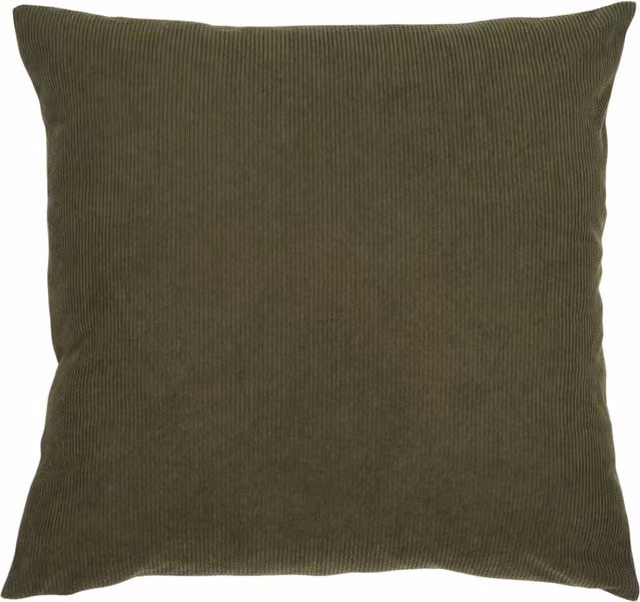 My Home Montana Green Corduroy Square Cushion Covers