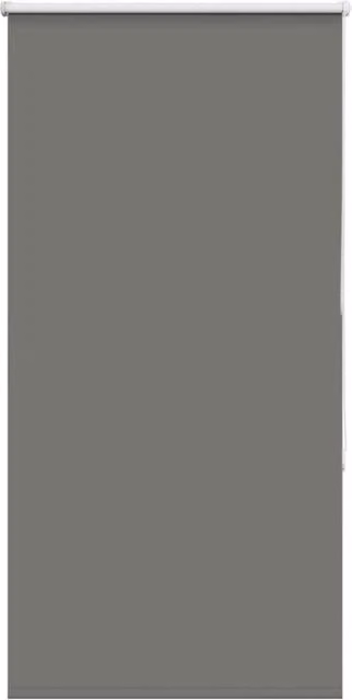 Berkfield Home Grey Blackout Roller Blind, Thermal Insulating Polyester, W: 80 cm, H: 175 cm