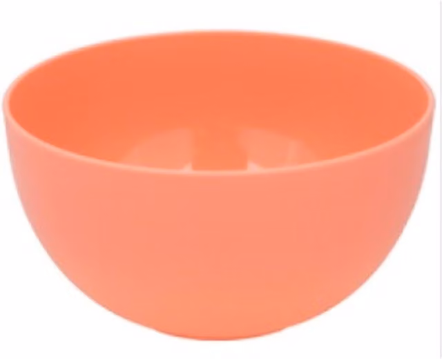 UMKY 3-Piece Multicolour Plastic Snack and Cereal Bowls for Kids and Adults