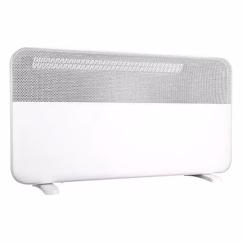 TCP 2000W White Convection Panel Heater with Digital Thermostat and Timer, Wall Mounted or Freestanding – 1