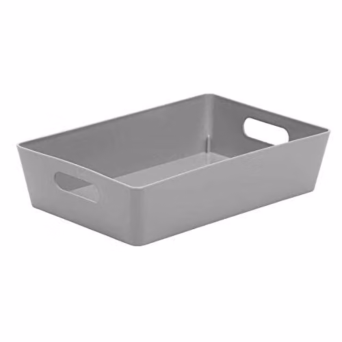 Wham Studio Large Rectangular Basket in Cool Grey