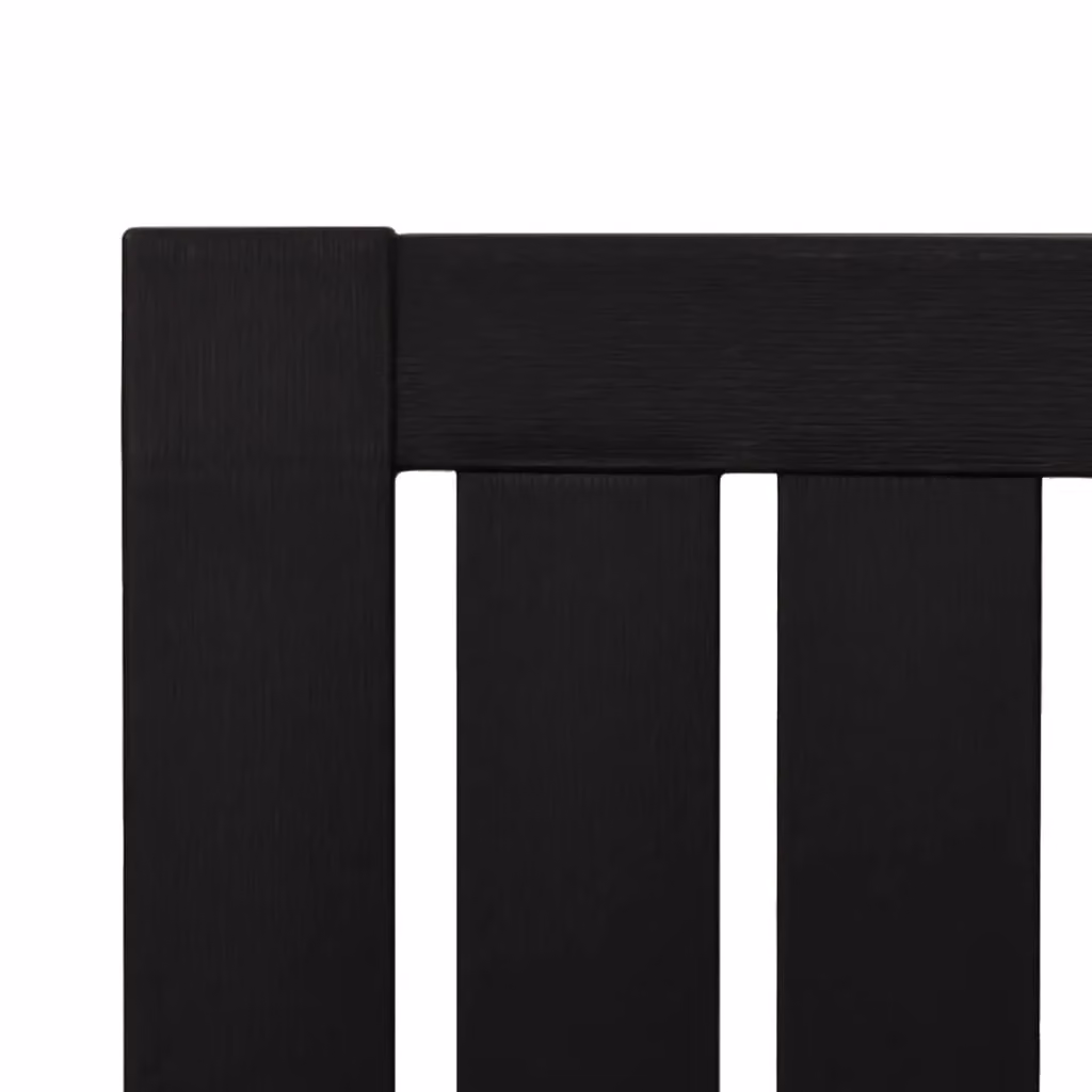 Berkfield Home Garden Adirondack Chair in Black Polypropylene – 6