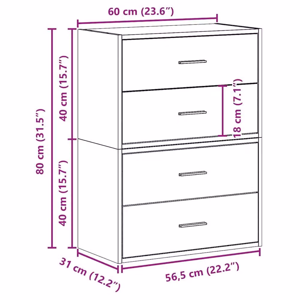 Berkfield Home Grey Bathroom Cabinet with Drawer, Shelf and Door – 2