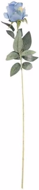KDMD Arundel Blue Artificial Rose Flowers, 4 Pack