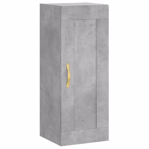 vidaXL Wall Mounted Cabinet in Grey, W/D/H: 34.5 x 34 x 90 cm – 1