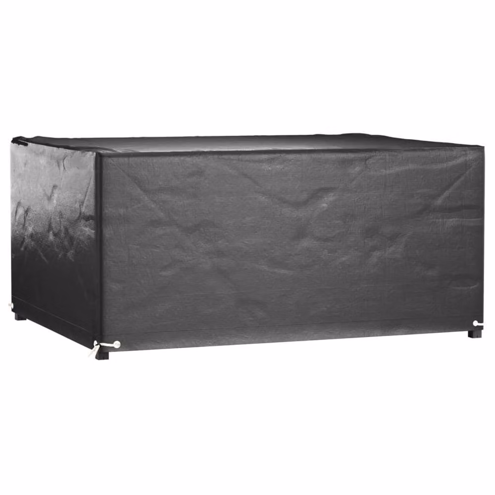 Berkfield Home Rectangular Garden Furniture Covers, 2 Pack, Black, W/D/H: 180 x 135 x 80 cm – 3