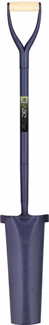 Pegdev Professional Newcastle Drainer Post Digging Shovel in Blue Heavy-Duty Steel – 1