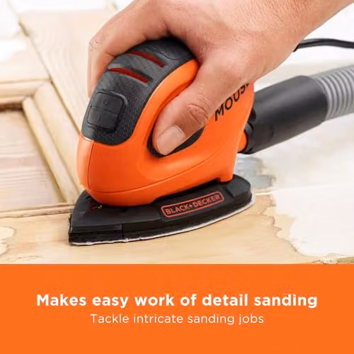 Black+Decker Benchtop Sander in Black and Orange – 3