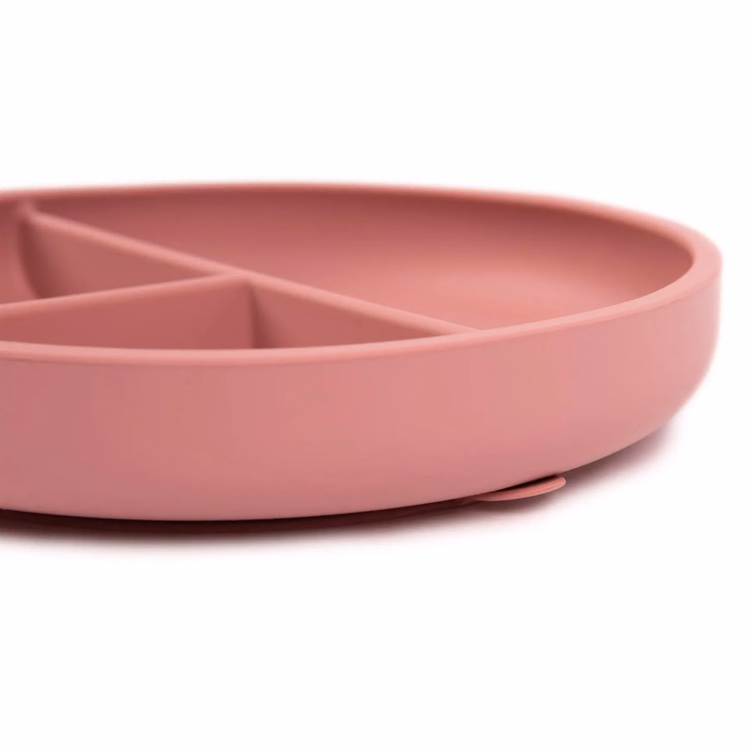 Tiny Dining Pink Silicone Divided Non-Slip Suction Plate for Toddler Weaning – 2