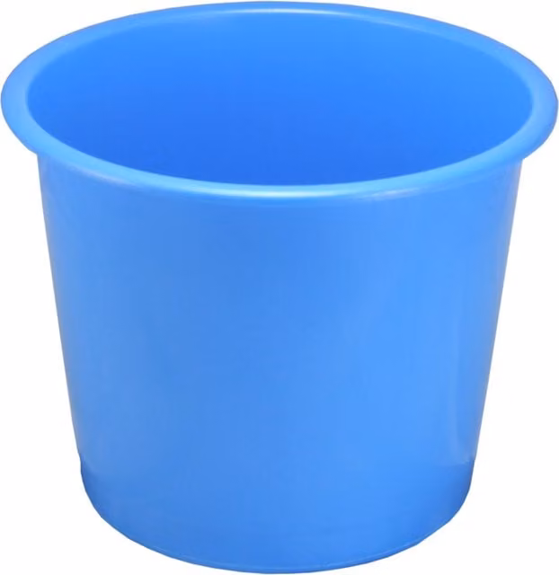 Deflecto Blue Plastic Waste Paper Bin
