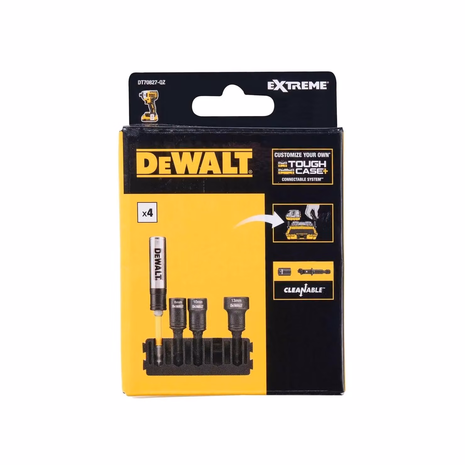 DeWalt 5-Piece Nutdriver Screwdriver Bit Set in Yellow and Multicolour – 2