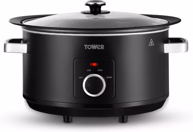 Tower 6.5L Sear and Stew Slow Cooker in Black