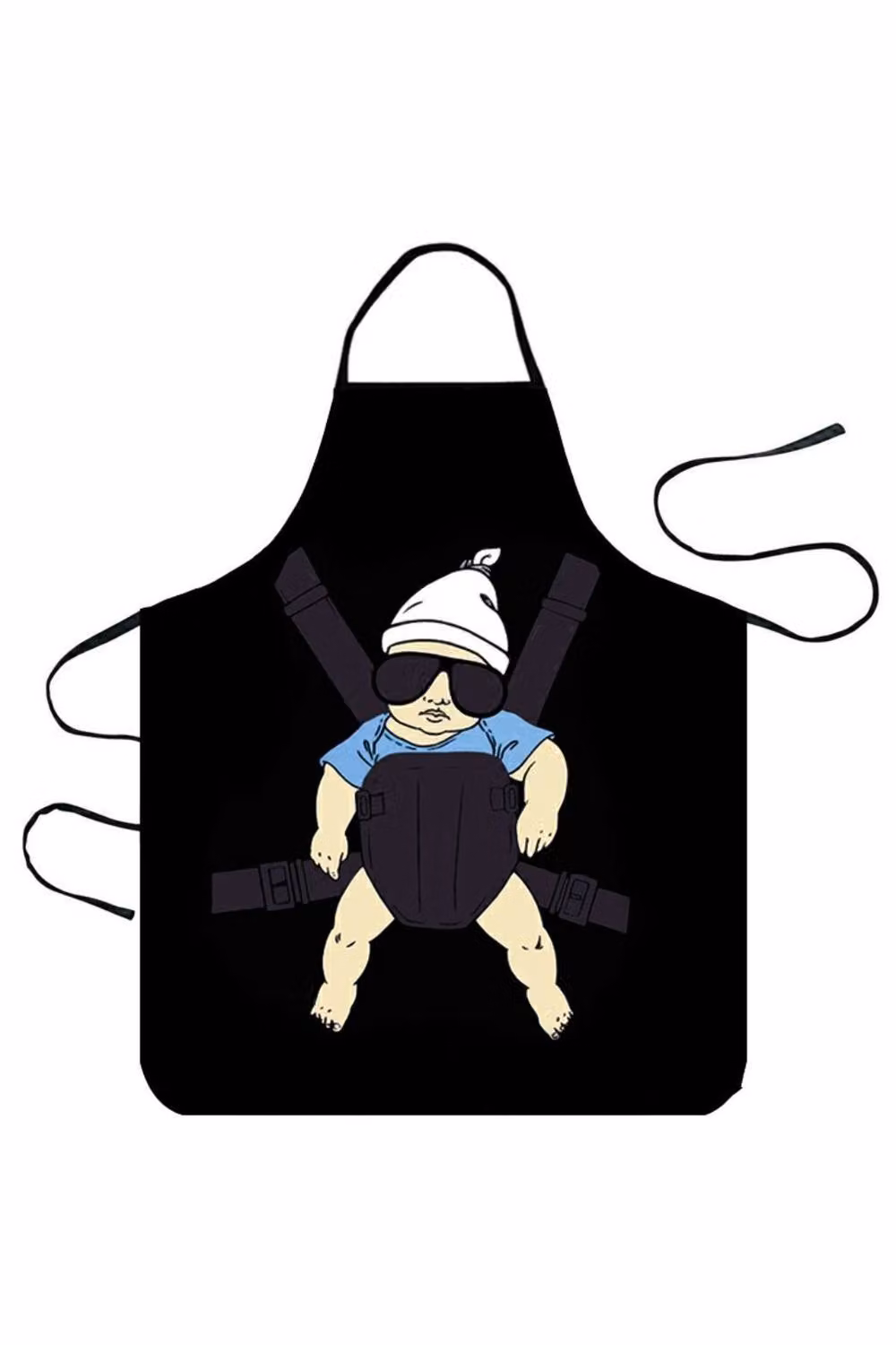 KDMD Super Dad Adjustable Black Kitchen and Barbecue Apron – 2