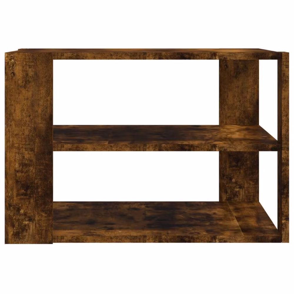 Berkfield Home Square Coffee Table in Smoked Oak Brown, W/D/H: 59.5 x 59.5 x 40 cm – 5