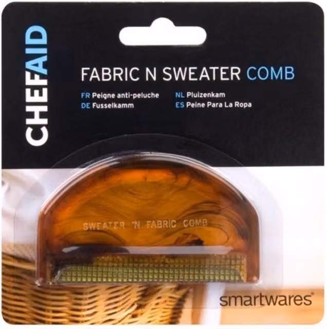 Chef Aid Fabric and Sweater Comb in Orange and Brown